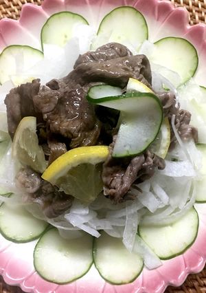 牛肉のレモンマリネ-レシピのメイン写真