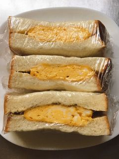 甘めの卵焼きサンド★バター無し-レシピのメイン写真