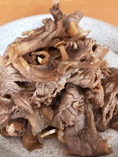 つまみ♡弁当♡簡単♡牛肉と舞茸のしぐれ煮-レシピのメイン写真