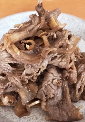 つまみ♡弁当♡簡単♡牛肉と舞茸のしぐれ煮-レシピのメイン写真