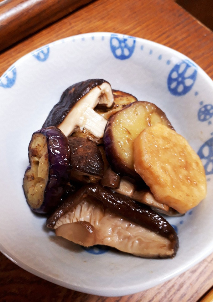 ナスと椎茸と長芋の焼きびたし-レシピのメイン写真