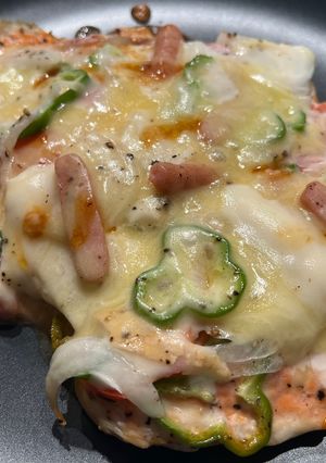 鶏胸肉1枚!フライパンで作るピザ風チキン-レシピのメイン写真