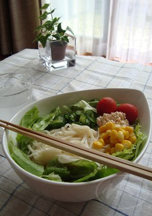 なんてことのないサラダうどん-レシピのメイン写真