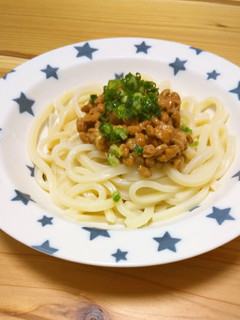 ネギ味噌納豆の冷やしうどん-レシピのメイン写真