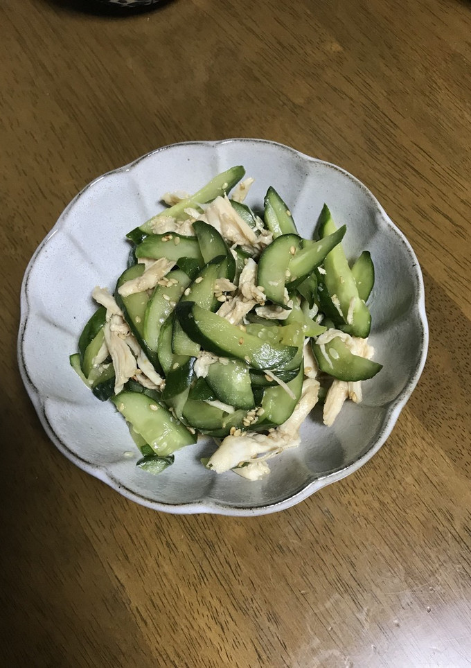 きゅうりとササミの辛子和え-レシピのメイン写真