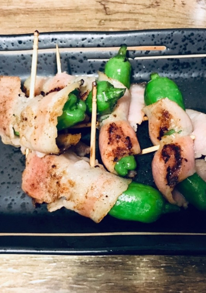 簡単すぎ、ししとうベーコン巻き-レシピのメイン写真