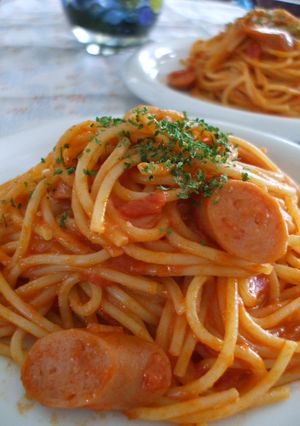 とろりチーズのトマトスパ-レシピのメイン写真