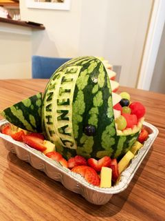 スイカさめ 切り方-レシピのメイン写真
