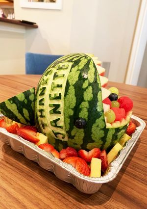 スイカさめ 切り方-レシピのメイン写真