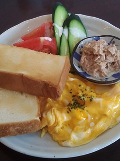 パンで朝ごはん-レシピのメイン写真