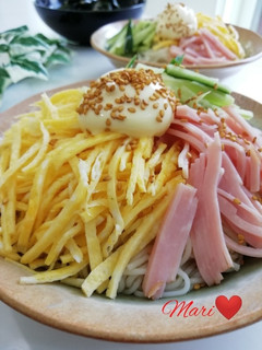 そうめん☆冷やし中華風-レシピのメイン写真