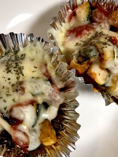 彩り弁当☆ズッキーニとトマトのチーズ焼き-レシピのメイン写真