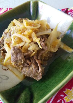 簡単♪牛肉と玉ねぎの大根おろし炒め-レシピのメイン写真