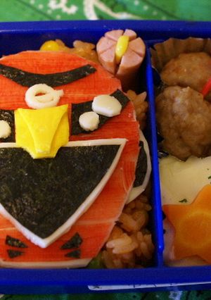 ゴーオンジャー弁当-レシピのメイン写真