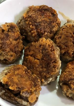 普通に美味い 椎茸の肉詰め ジェノバ風？-レシピのメイン写真