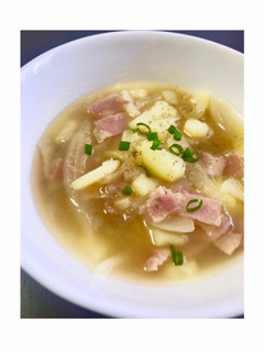 【花嫁修行中】簡単じゃがいものスープ-レシピのメイン写真