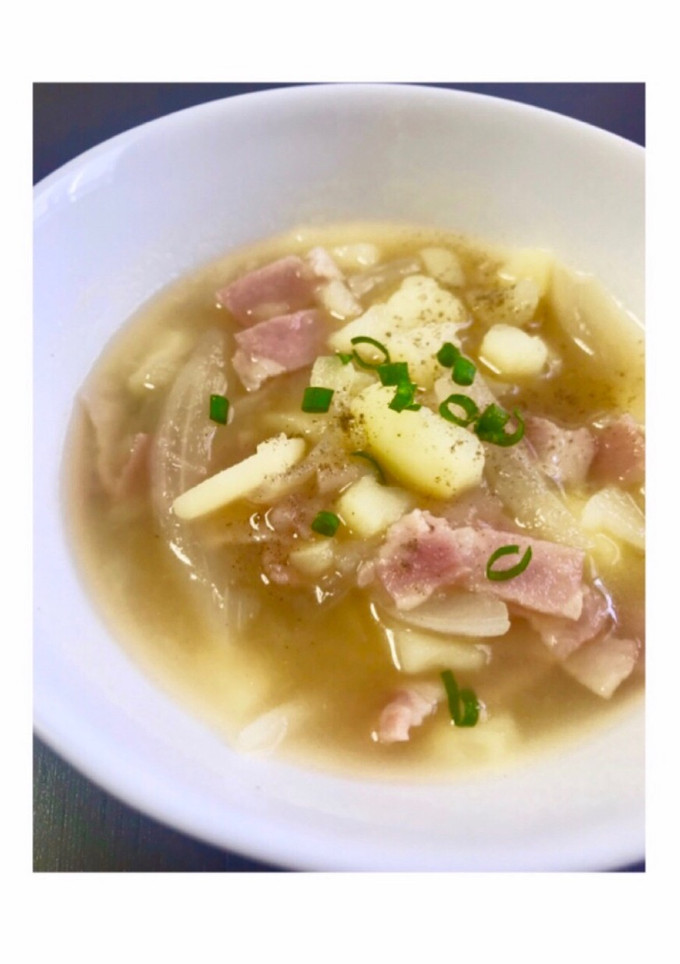 【花嫁修行中】簡単じゃがいものスープ-レシピのメイン写真