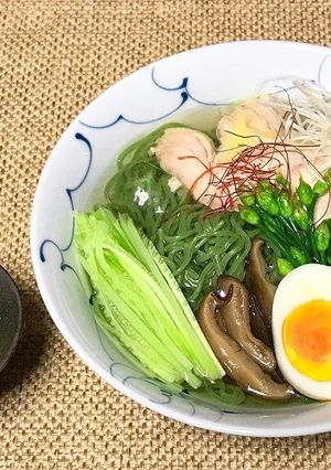ひんやりおいしい冷やしラーメンチルド麺で-レシピのメイン写真
