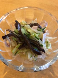 きくらげ入りヘルシー酢の物-レシピのメイン写真