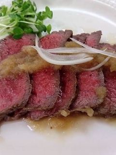 牛肉のタタキ ポン酢ソース-レシピのメイン写真