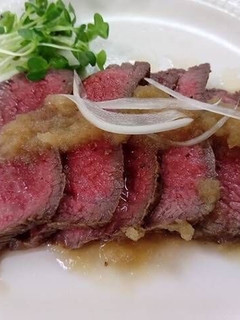 牛肉のタタキ ポン酢ソース-レシピのメイン写真