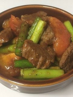 完熟トマトと牛肉のオリーブオイル炒め-レシピのメイン写真