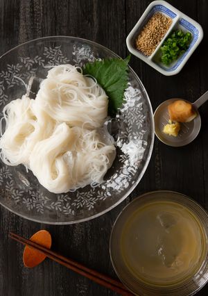 ビーフンで簡単☆グルテンフリーそうめん-レシピのメイン写真