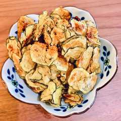 รูปของ 時間がある時は、ズッキーニチップス