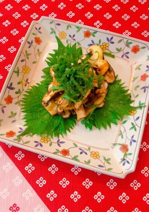 椎茸の雲丹和え-レシピのメイン写真
