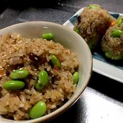 รูปของ 煮物の煮汁で おこわ（中華）