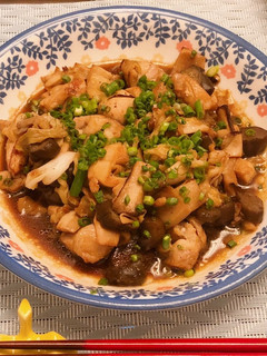 茄子キャベツと鶏肉のポン酢炒め-レシピのメイン写真