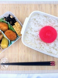 日の丸弁当(さくら弁)-レシピのメイン写真