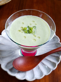 簡単!夏向けな冷たくて美味しい枝豆スープ-レシピのメイン写真