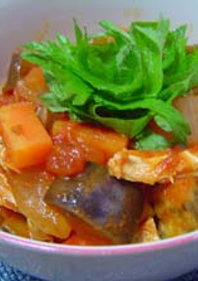 蒸し鶏のトマトソース煮-レシピのメイン写真