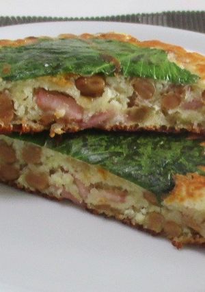 朝食納豆パンケーキ-レシピのメイン写真