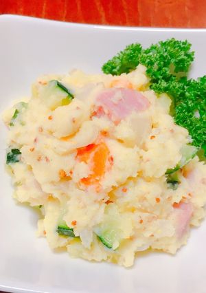 粒マスタードがアクセントなポテトサラダ！-レシピのメイン写真