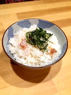 梅干しとオリーブオイルの炊き込みご飯-レシピのメイン写真