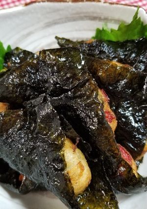 冷蔵庫さっぱり！山芋と残り物の磯辺揚げ-レシピのメイン写真