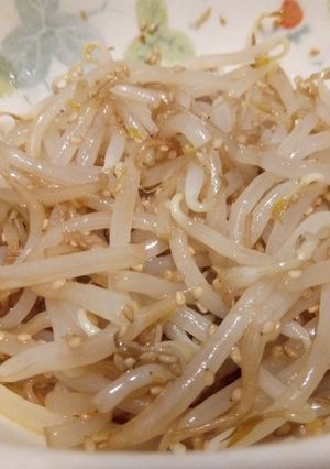 袋ごとレンチン♪モヤシだけナムル-レシピのメイン写真