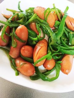 ウインナーとピーマンの醤油炒め-レシピのメイン写真