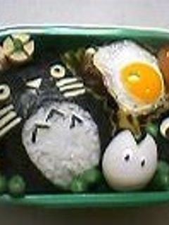 トトロ弁当(キャラ弁)-レシピのメイン写真