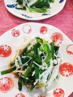 やみつき♪えのきとニラのおひたし-レシピのメイン写真