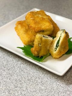 冷凍豆腐で!チーズ大葉カツ-レシピのメイン写真