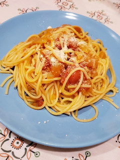簡単トマトのスパゲッティ-レシピのメイン写真