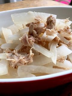 シンプル☆大根とツナの塩煮-レシピのメイン写真