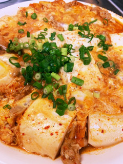 キムチと焼肉のタレで韓国風肉豆腐♬-レシピのメイン写真