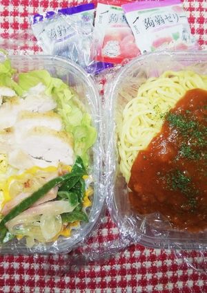 パパ弁当&ママ弁当♡冷やし麺弁当7/26-レシピのメイン写真