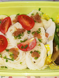 夏のさっぱりそうめん弁当7/25-レシピのメイン写真