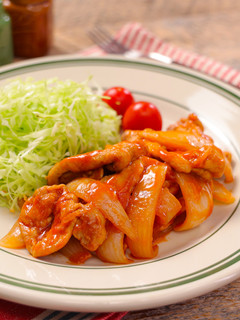 薄切り肉で☆簡単やわらか♪ポークチャップ-レシピのメイン写真