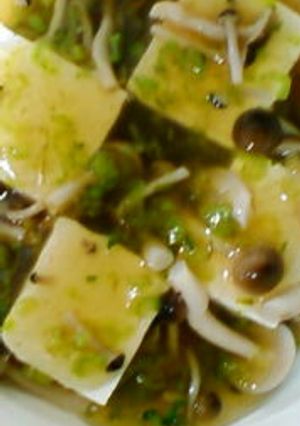 きのこの豆腐あんかけ-レシピのメイン写真